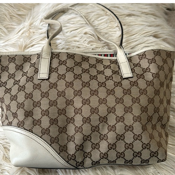 Vintage white Guccisima tote - Picture 4 of 13